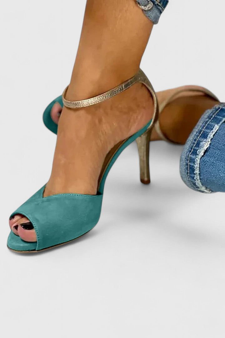 Alicia™ | SANDALIA PEEP TOE CON PULSERA