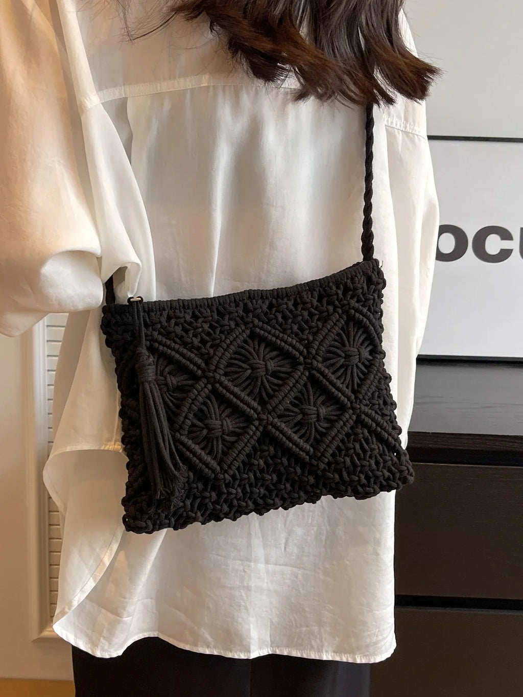 Vera™ | BOLSO DE MACRAMÉ TRENZADO