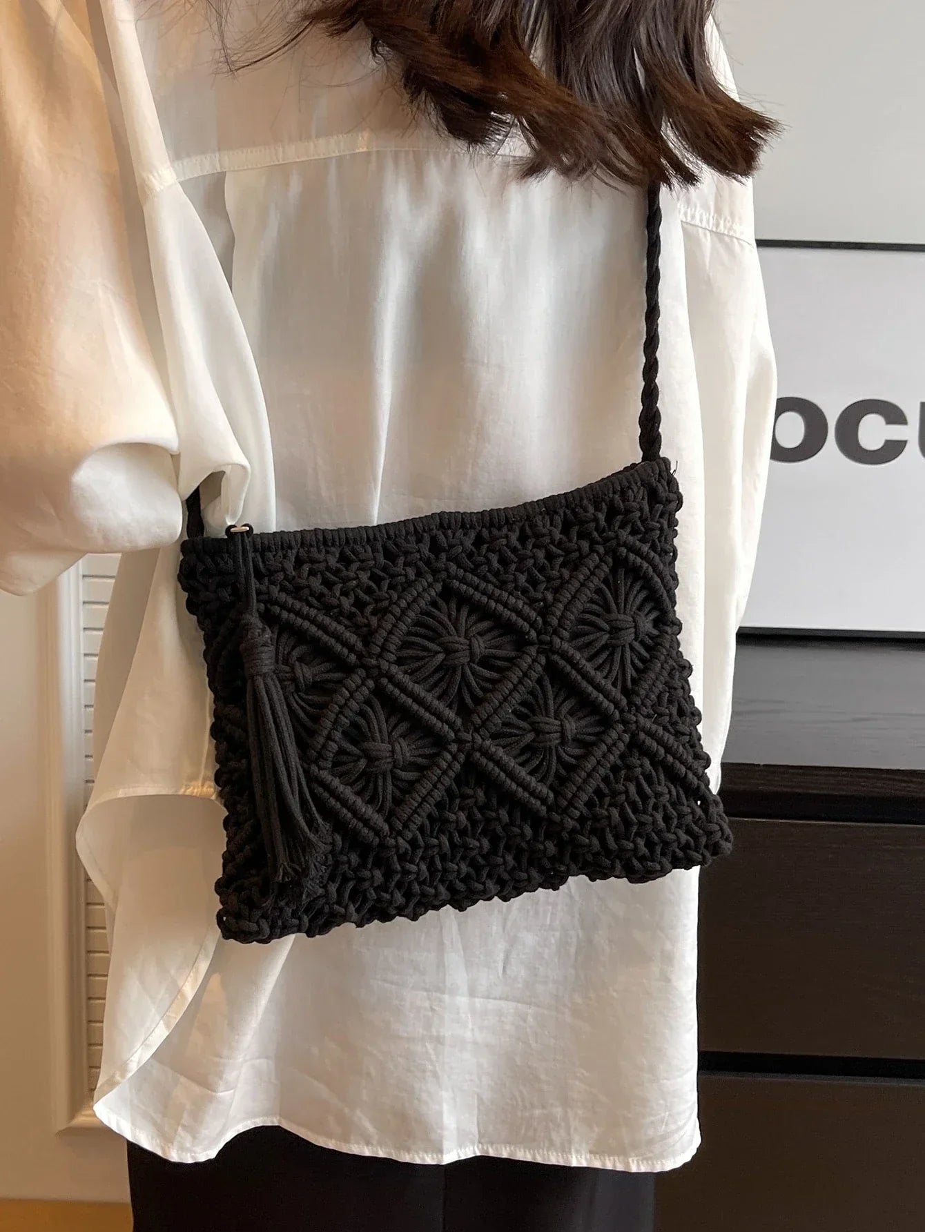 Vera™ | BOLSO DE MACRAMÉ TRENZADO