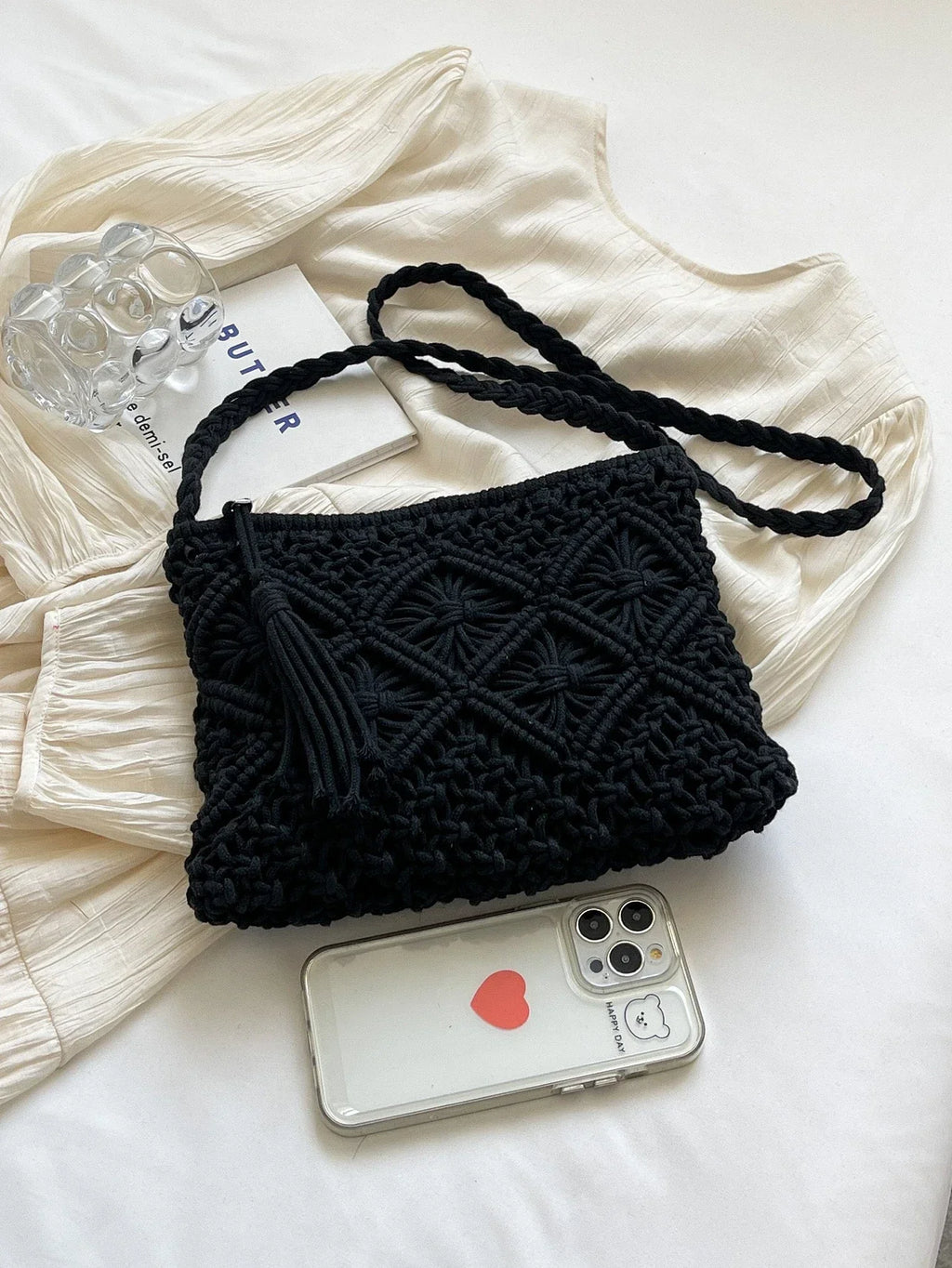 Vera™ | BOLSO DE MACRAMÉ TRENZADO