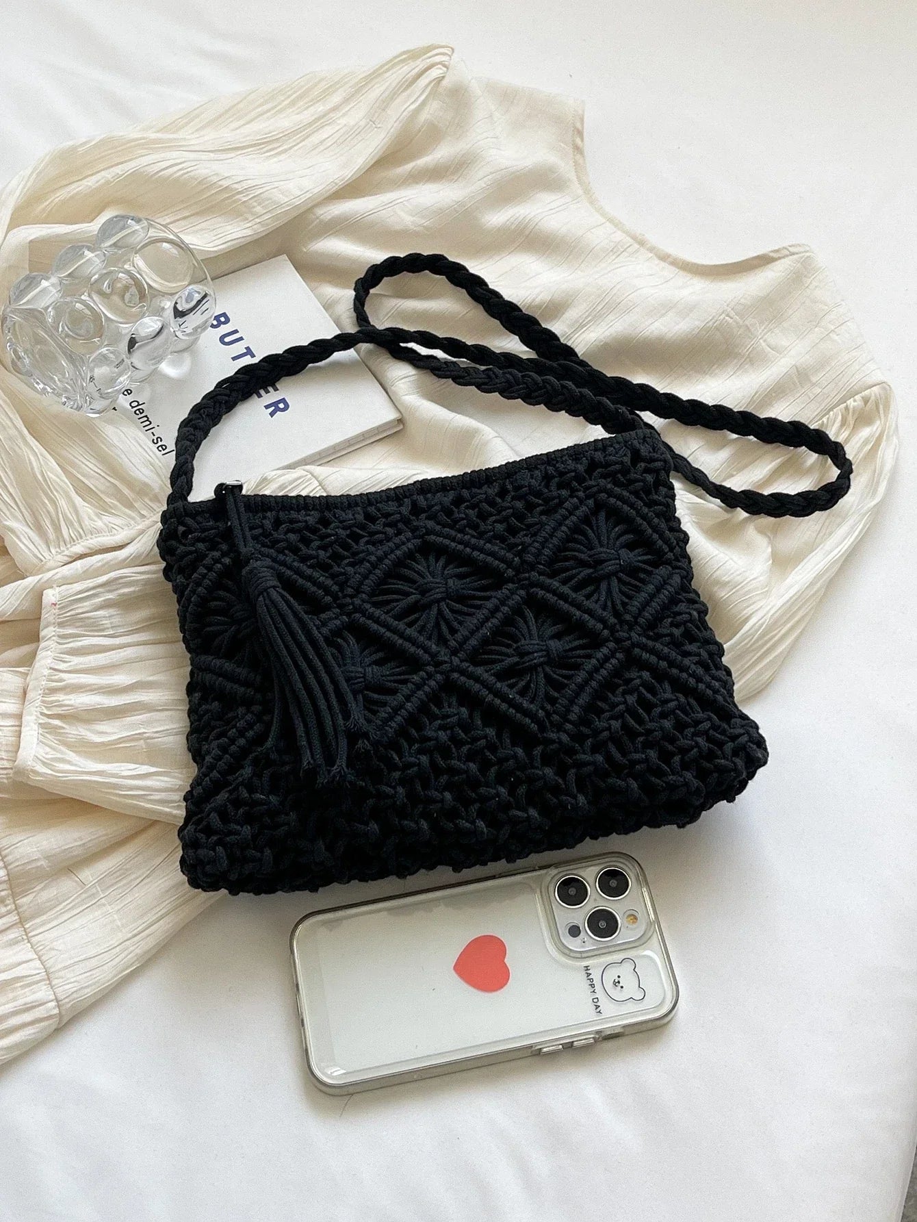 Vera™ | BOLSO DE MACRAMÉ TRENZADO