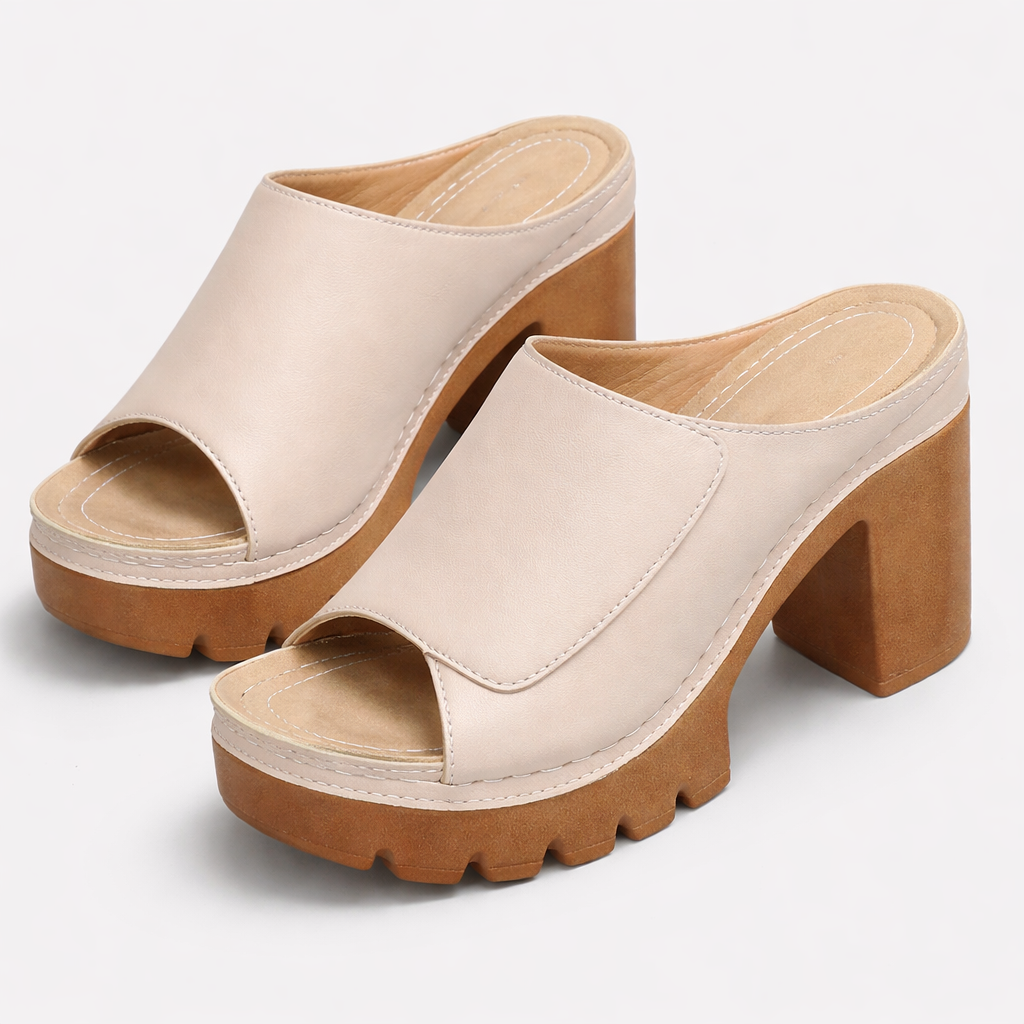Marta™ | SANDALIA MULE CON PLATAFORMA