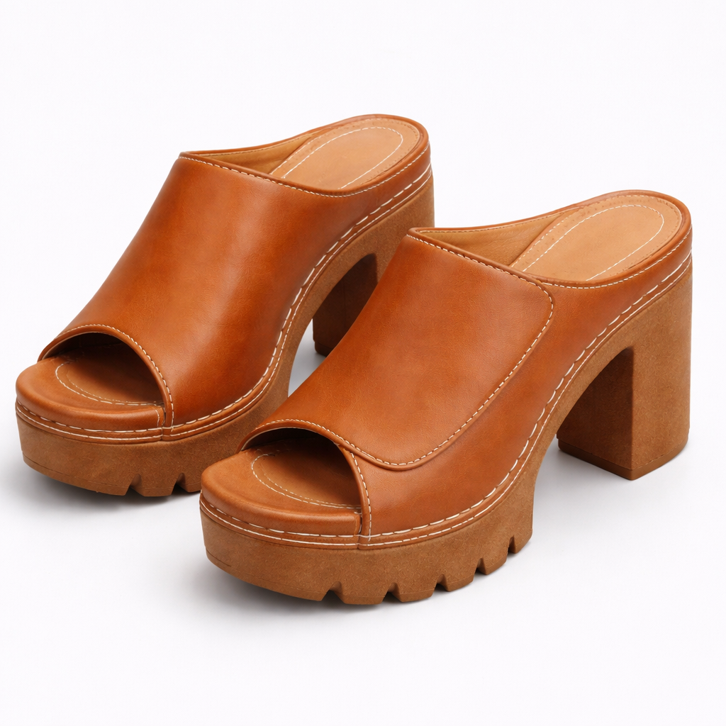 Marta™ | SANDALIA MULE CON PLATAFORMA