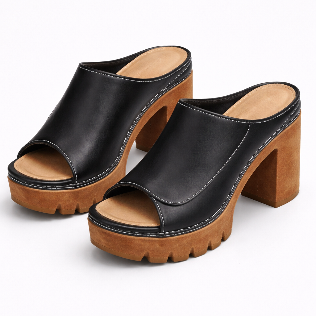 Marta™ | SANDALIA MULE CON PLATAFORMA