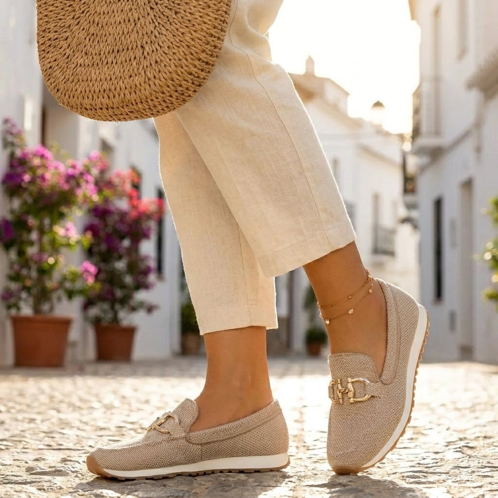 Alicia – Zapatilla cómoda con hebilla