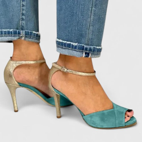 Alicia™ | SANDALIA PEEP TOE CON PULSERA