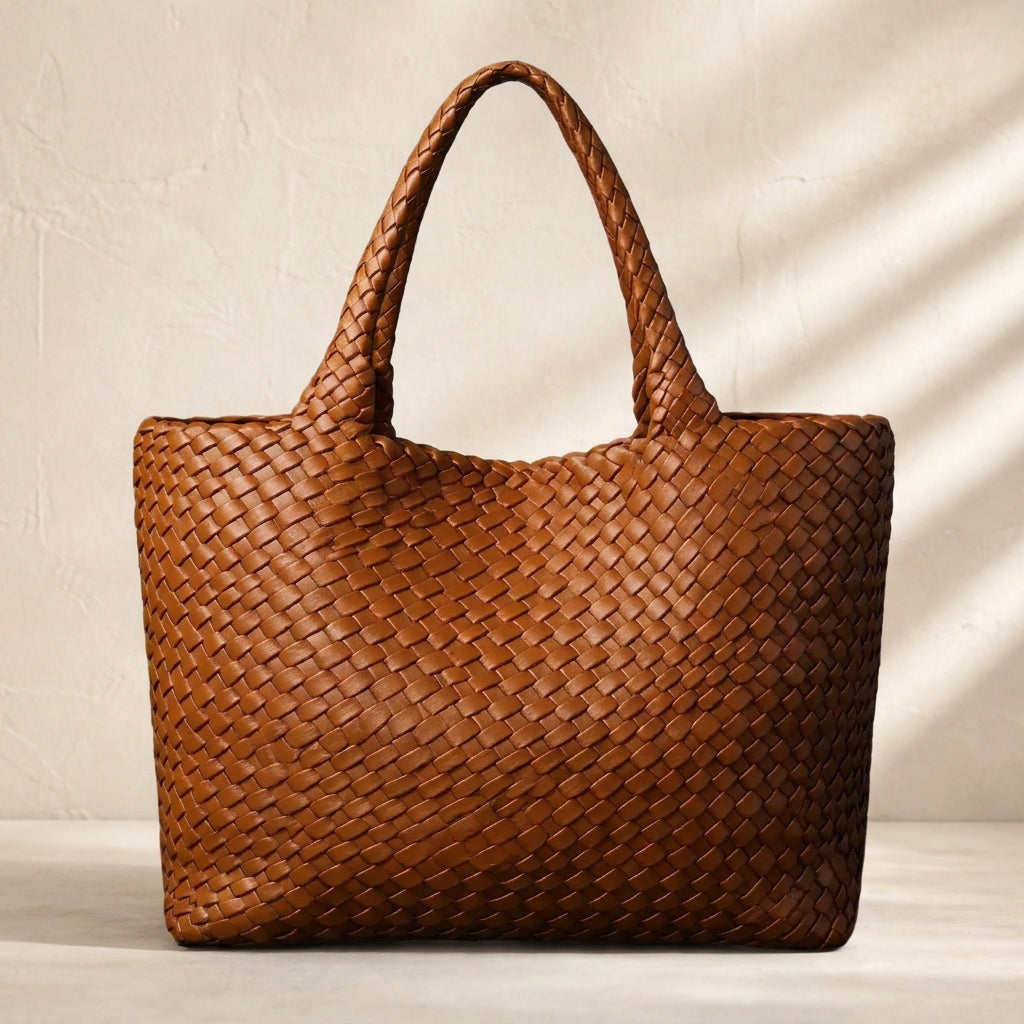 Aurelia™ | BOLSO TRENZADO DE CUERO ARTESANAL