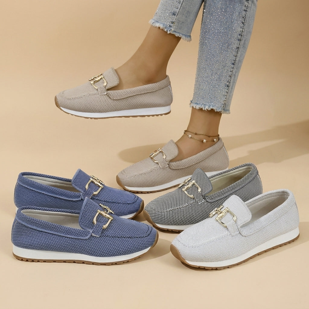 Valeria™ | ZAPATILLA CÓMODA CON HEBILLA ELEGANTE