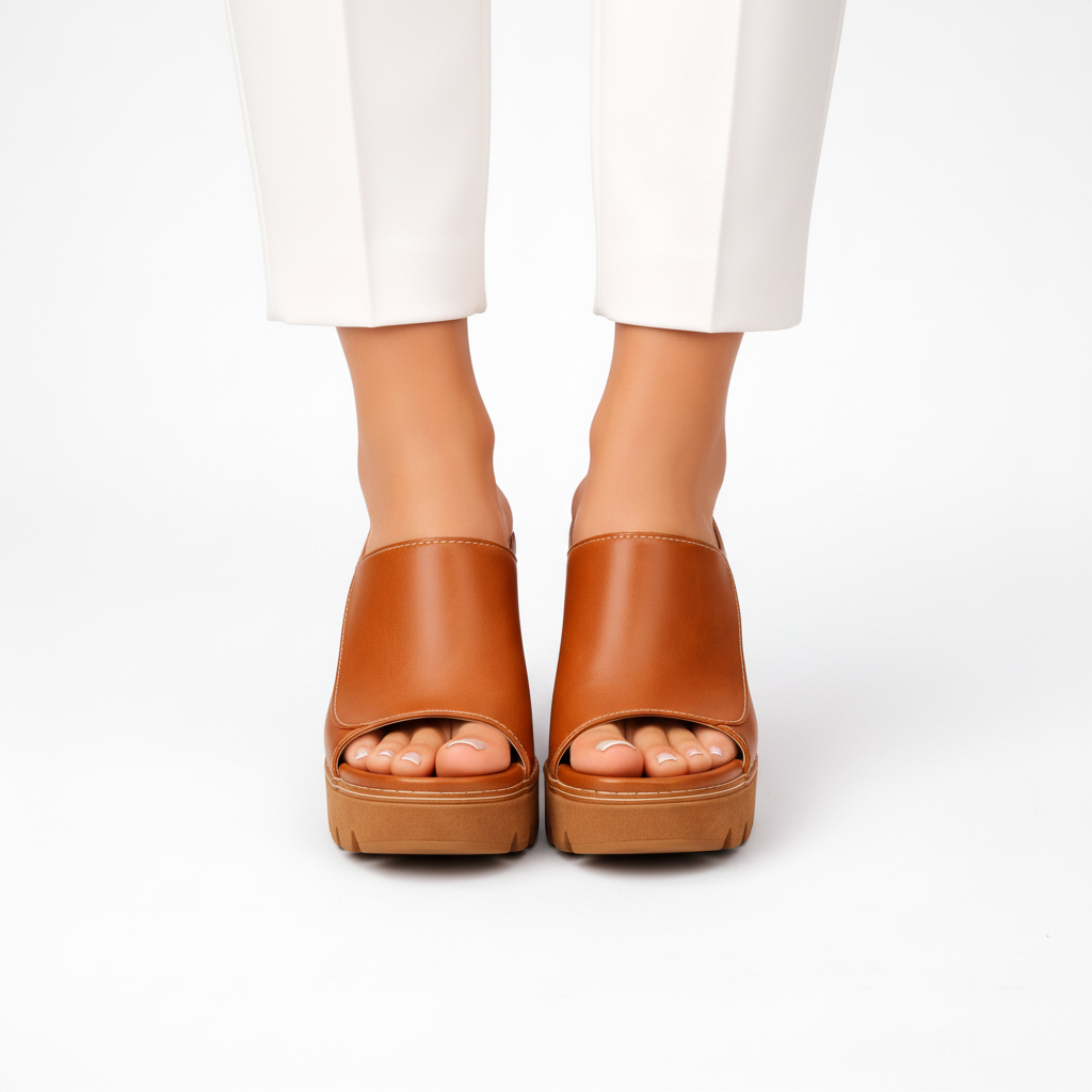 Marta™ | SANDALIA MULE CON PLATAFORMA