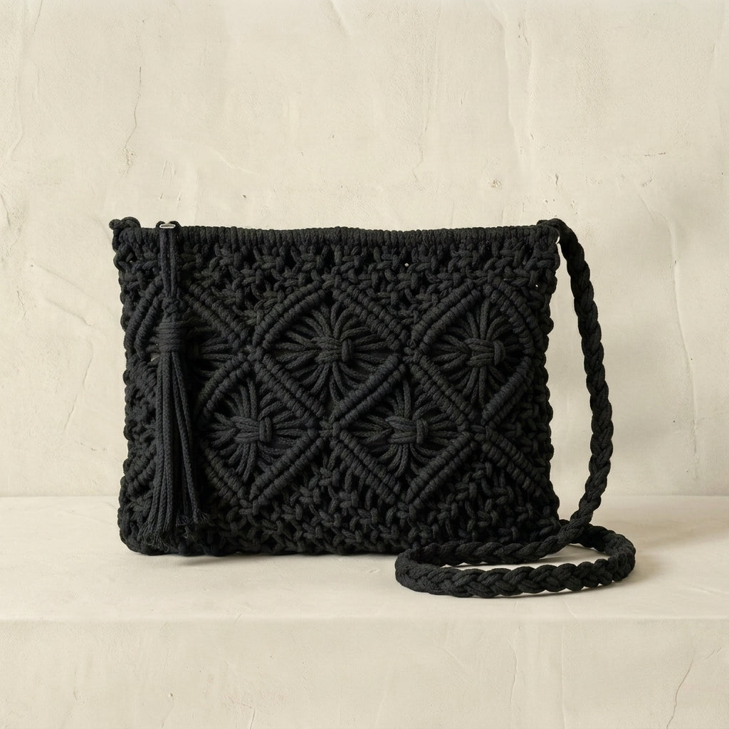 Vera™ | BOLSO DE MACRAMÉ TRENZADO
